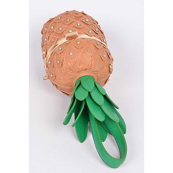 High Quality Key West By The Pool 3d Pineapple Bag Clutch Crossbody - Picture 13 of 13